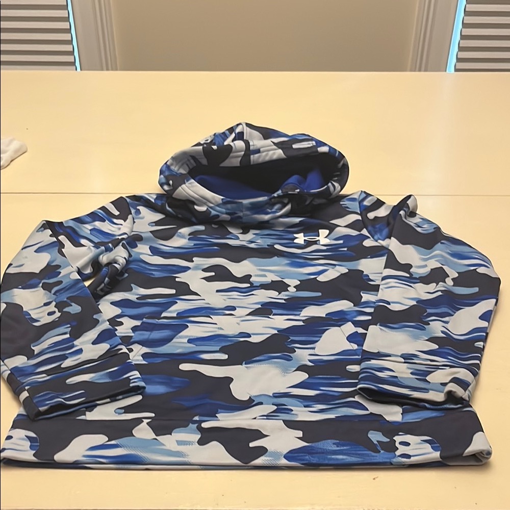 Under Armour Blue Camo Hoodie